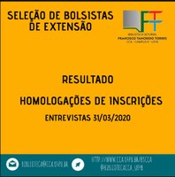 Inscrições Homologadas - Probex 2020 - BS 2020