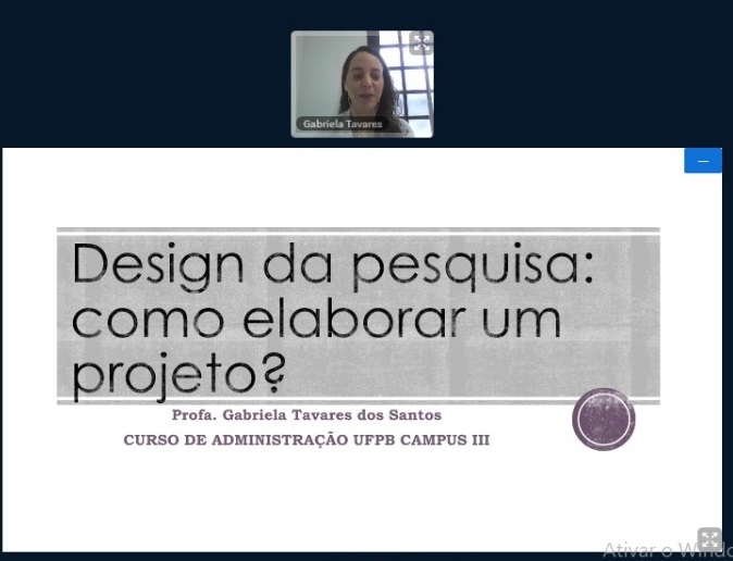 Design de pesquisa - WebConferência