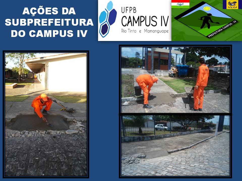 Construção de rampas para acessibilidade na unidade de Mamanguape