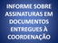 informações sobre assinaturas