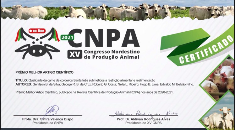 Trabalho realizado no CCHSA é reconhecido pela comunidade Científica.