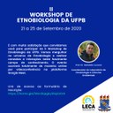 II Workshop de Etinobiologia da UFPB