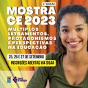 Inscrições abertas para a 3ª MOSTRA CE