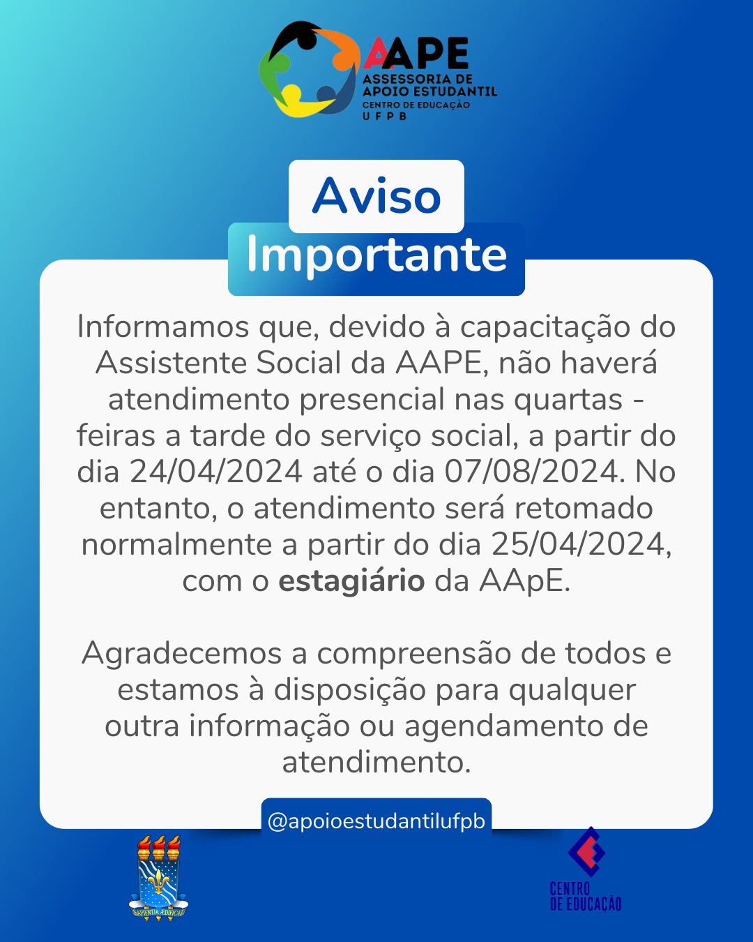 AVISO AApE