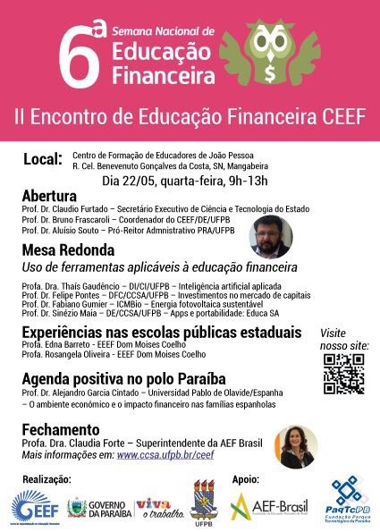 2a Encontro de Educação Financeiro CEEF