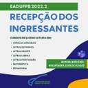 IMAGEM - RECEPÇÃO - INGRESSANTES - 2022.2