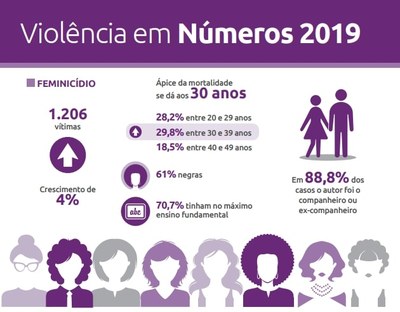 Violência em números - 2019