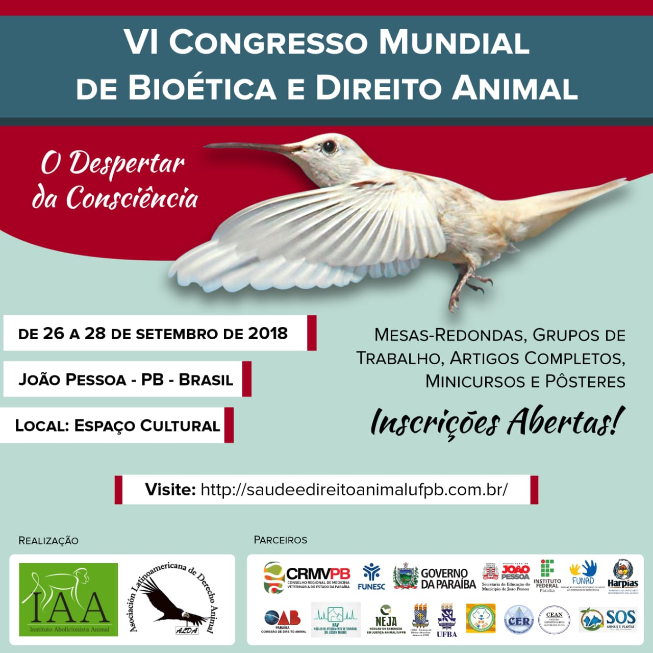 VI Congresso Mundial Bioética e Direito Animal