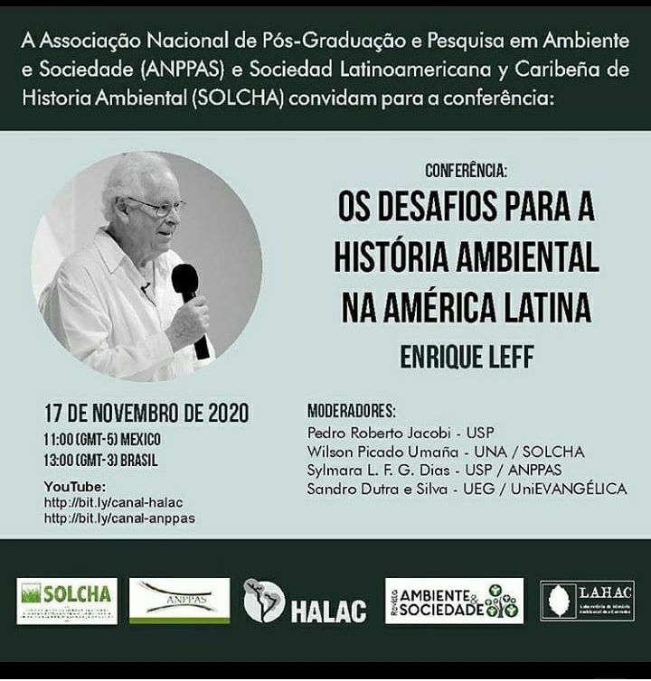 Conferência:Os Desafios para a História Ambiental na América Latina