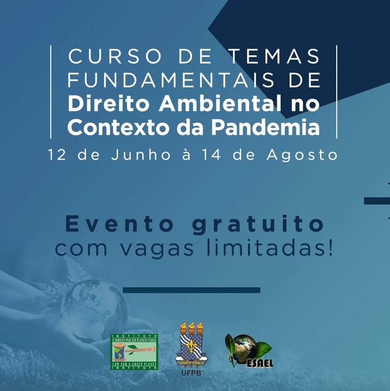 Curso de Temas Fundamentais de Direito ambiental no Contexto da Pandemia