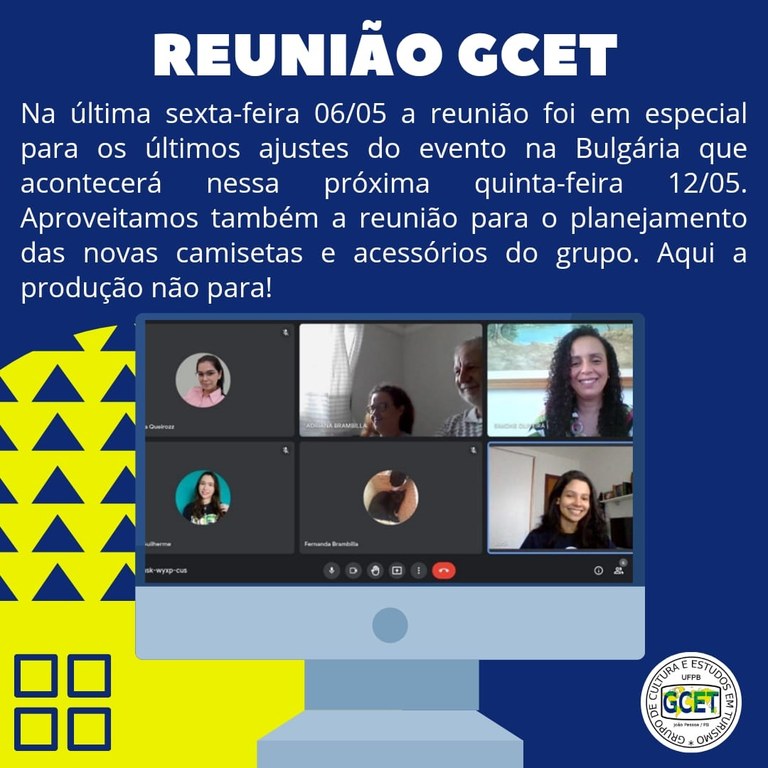 Reunião GCET 2021