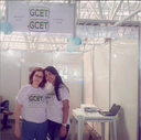 Coordenadora do GCET Adriana Brambilla e a pesquisadora Fernanda Lima