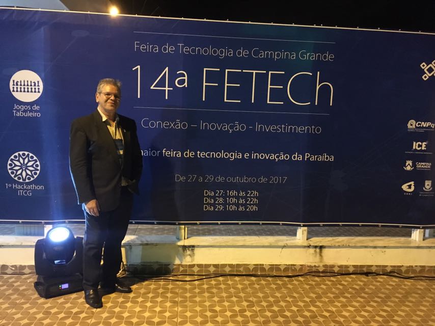 Prof. Petrônio na 14ª FETECH.