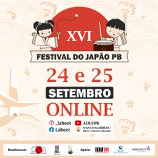O Festival acontecerá nos dia 24 e 25 de setembro no canal da ADUFPB no YouTube