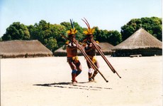 Flauta Uruá da Aldeia Kamaiurá, Alto-Xingu (Villas Bôas, 1998).