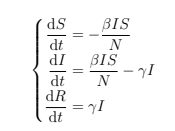 Equações diferenciais SIR