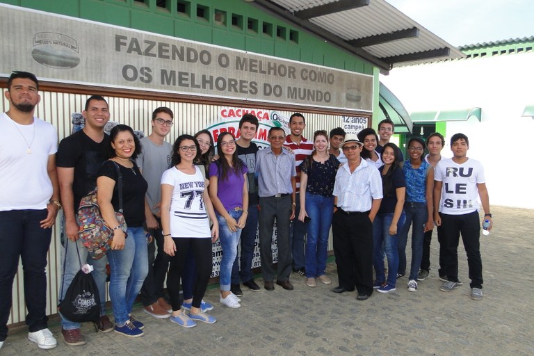 Visita técnica a produção da cachaça Serra Limpa na Paraíba