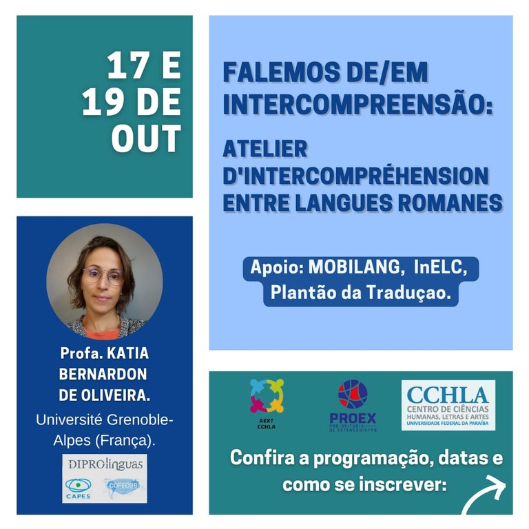 Divulgação evento intercompreensão