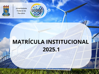 Matrícula Institucional 2025.1 - PPGER