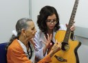 Atendimento do Projeto Musicalmente realizada no Ambulatório.