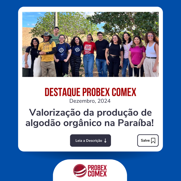 Valorização da produção de algodão orgânico na Paraíba! 