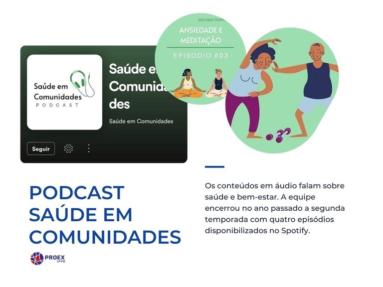 Podcast Saúde em Comunidades. Imagem editada por Grace Vasconcelos (2021)