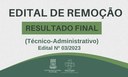 Resultado final - remoção