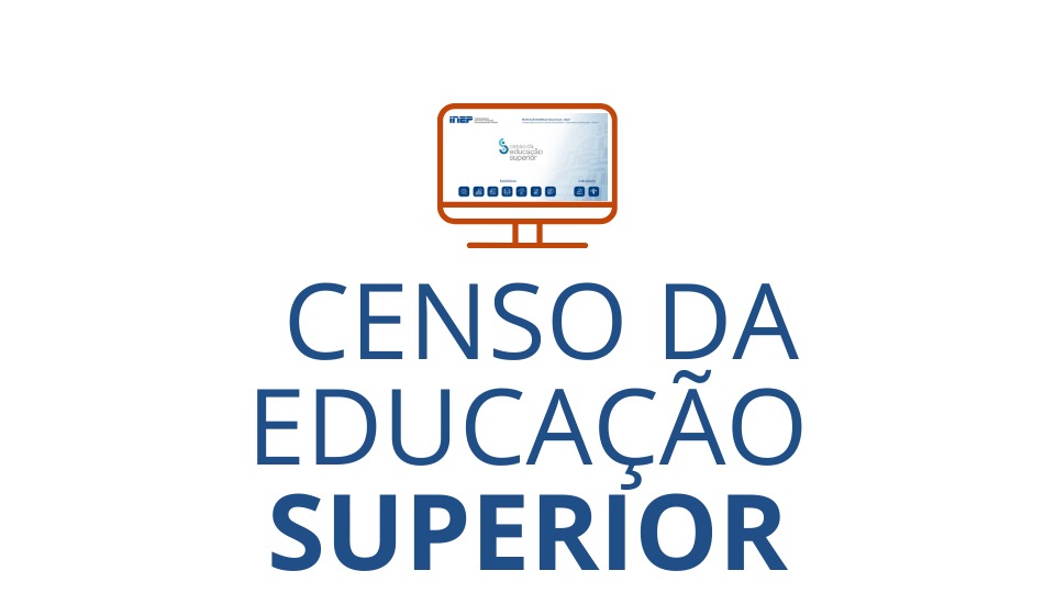 Dados da educação superior brasileira. Censo da Educação Superior