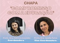 Fotos das professoras Patrícia Azevedo e Jamile Paiva