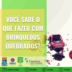 Você sabe o que fazer com brinquedos quebrados?
Descubra nessa matéria escrita pela ONG Engenheiro sem Fronteiras o que fazer com os brinquedos da Hasbro.