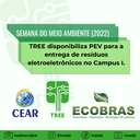 Projeto de Extensão TREE, juntamente com o CEAR - Centro de Energias Alternativas Renováveis e a ECOBRÁS disponibilizam PEV na UFPB.
