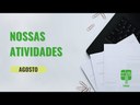 Resumo Mensal - Agosto | Projeto de Extensão TREE