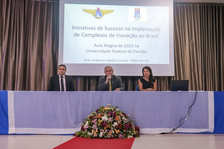 Em aula magna na UFPB, reitor do ITA aponta inovação como “tendência inevitável” para as universidades