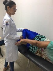 Ação é do Departamento de Fisioterapia. Crédito: Divulgação