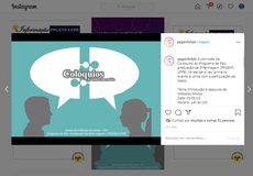 Em perfil no Instagram, pós divulga a primeira atividade, o colóquio “Introdução aos métodos mistos”, sobre estudos que integram dados qualitativos e quantitativos, que ocorrerá na próxima terça (5). Foto: Reprodução/Instagram