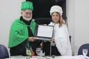 Docente se dedicou à Medicina e à História. Cerimônia foi prestigiada por dirigentes e servidores da UFPB, além de amigos e familiares. Foto: Angélica Gouveia