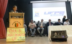 Reitora Margareth Diniz apresentou o relatório "UFPB em números: 2012-2018". Créditos: Raíssa Oliveira